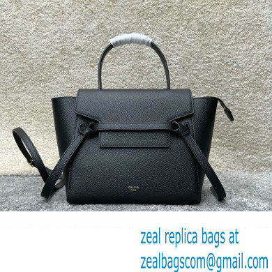 CelineNano Belt bag in grained calfskin black 2024