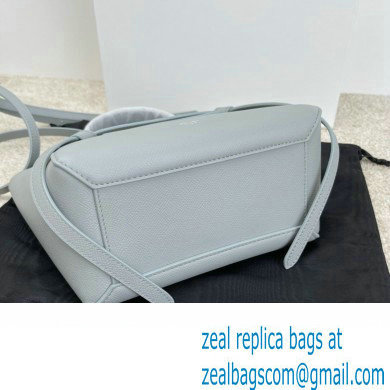 CelineNano Belt bag in grained calfskin bleu lin 2024