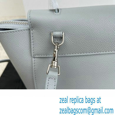 CelineNano Belt bag in grained calfskin bleu lin 2024