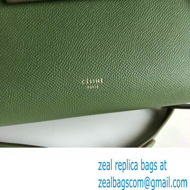 CelineNano Belt bag in grained calfskin green 01 2024