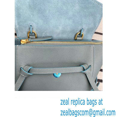 CelineNano Belt bag in grained calfskin green 02 2024