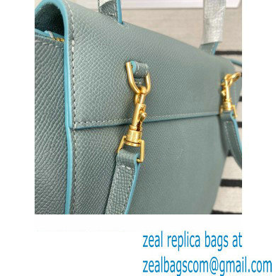 CelineNano Belt bag in grained calfskin green 02 2024