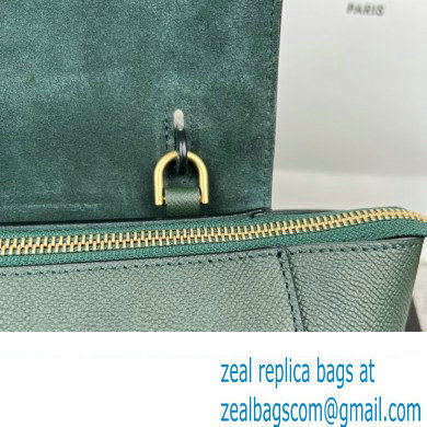 CelineNano Belt bag in grained calfskin green 03 2024