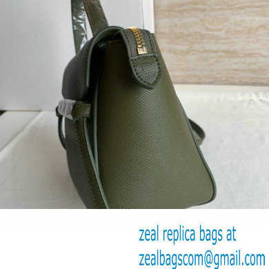 CelineNano Belt bag in grained calfskin green 04 2024