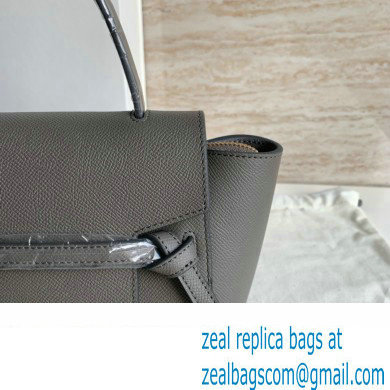 CelineNano Belt bag in grained calfskin gris etain 2024