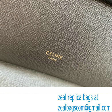 CelineNano Belt bag in grained calfskin gris etain 2024