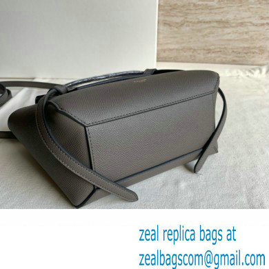 CelineNano Belt bag in grained calfskin gris etain 2024