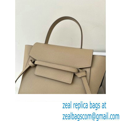 CelineNano Belt bag in grained calfskin khaki 2024