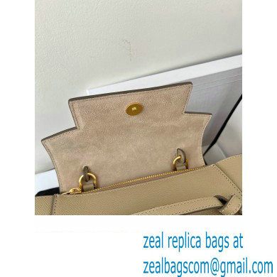 CelineNano Belt bag in grained calfskin khaki 2024