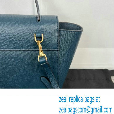 CelineNano Belt bag in grained calfskin navy blue 2024