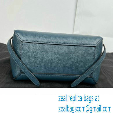 CelineNano Belt bag in grained calfskin navy blue 2024