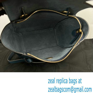 CelineNano Belt bag in grained calfskin navy blue 2024