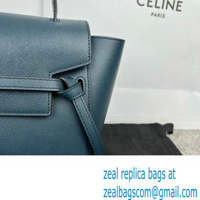 CelineNano Belt bag in grained calfskin navy blue 2024