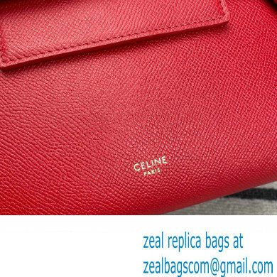 CelineNano Belt bag in grained calfskin red 2024