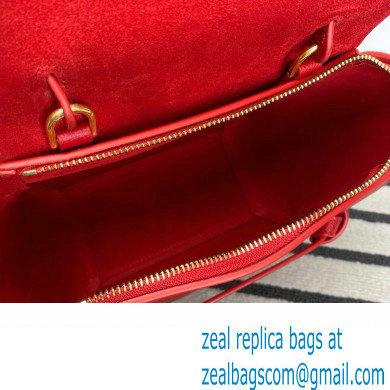 CelineNano Belt bag in grained calfskin red 2024