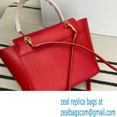 CelineNano Belt bag in grained calfskin red 2024