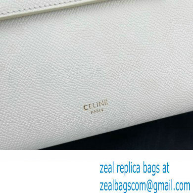 CelineNano Belt bag in grained calfskin white 2024