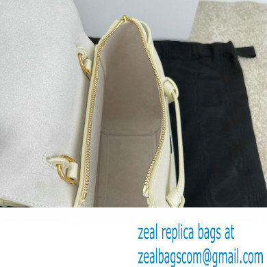 CelineNano Belt bag in grained calfskin white 2024