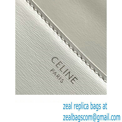 Celine MEDIUM LOLA BAG in shiny calfskin WHITE 2024