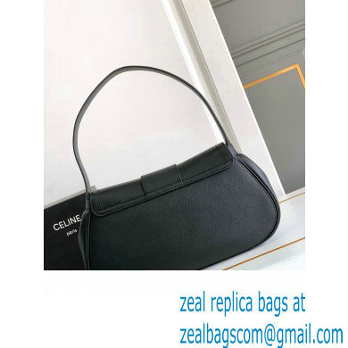 Celine MEDIUM POLLY BAG in SUPPLE CALFSKIN Black 2024