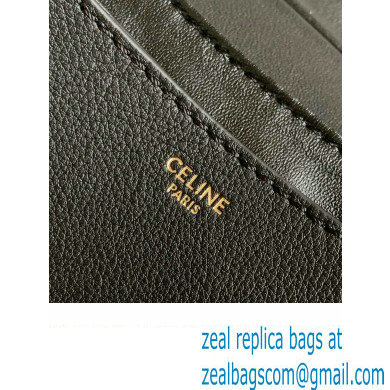 Celine MEDIUM POLLY BAG in SUPPLE CALFSKIN Black 2024