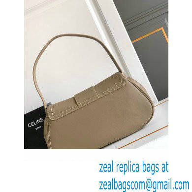 Celine MEDIUM POLLY BAG in SUPPLE CALFSKIN ETOUPE 2024