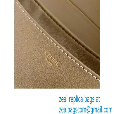 Celine MEDIUM POLLY BAG in SUPPLE CALFSKIN ETOUPE 2024