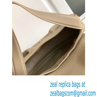 Celine MEDIUM POLLY BAG in SUPPLE CALFSKIN ETOUPE 2024