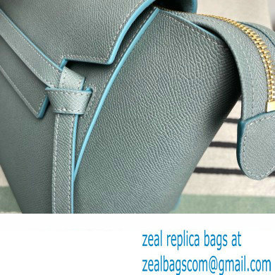 Celine MICRO Belt bag in grained calfskin BLUE 01 2024