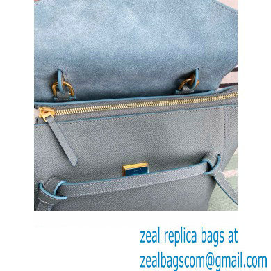 Celine MICRO Belt bag in grained calfskin BLUE 01 2024