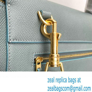 Celine MICRO Belt bag in grained calfskin BLUE 01 2024