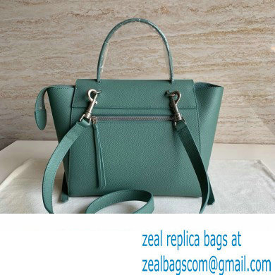 Celine MICRO Belt bag in grained calfskin BLUE 02 2024