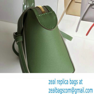 Celine MICRO Belt bag in grained calfskin GREEN 01 2024