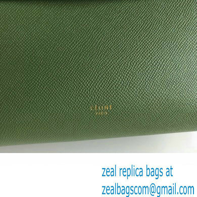 Celine MICRO Belt bag in grained calfskin GREEN 01 2024