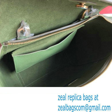 Celine MICRO Belt bag in grained calfskin GREEN 01 2024