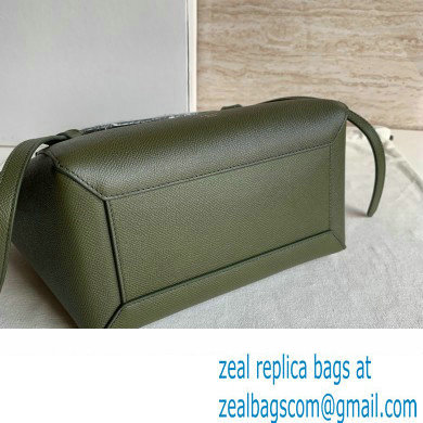 Celine MICRO Belt bag in grained calfskin GREEN 02 2024