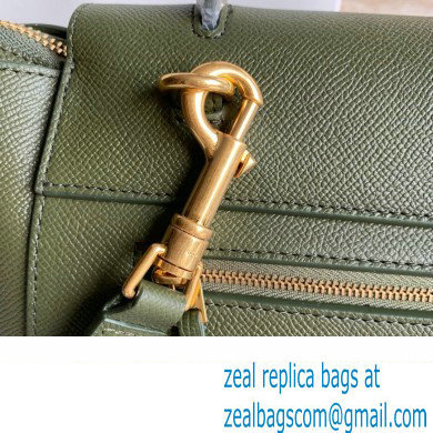 Celine MICRO Belt bag in grained calfskin GREEN 02 2024