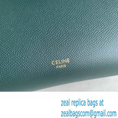 Celine MICRO Belt bag in grained calfskin GREEN 03 2024