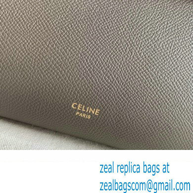 Celine MICRO Belt bag in grained calfskin GRIS ETAIN 2024