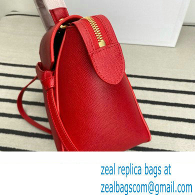 Celine MICRO Belt bag in grained calfskin RED 2024