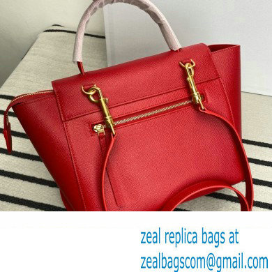 Celine MICRO Belt bag in grained calfskin RED 2024