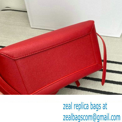 Celine MICRO Belt bag in grained calfskin RED 2024