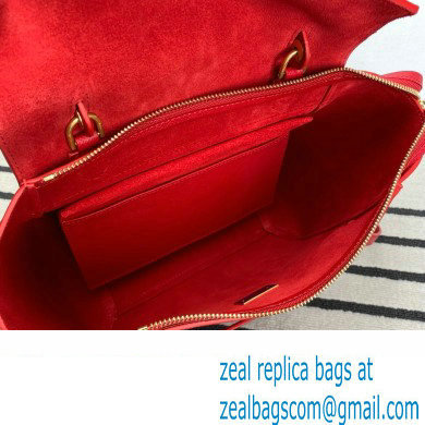 Celine MICRO Belt bag in grained calfskin RED 2024