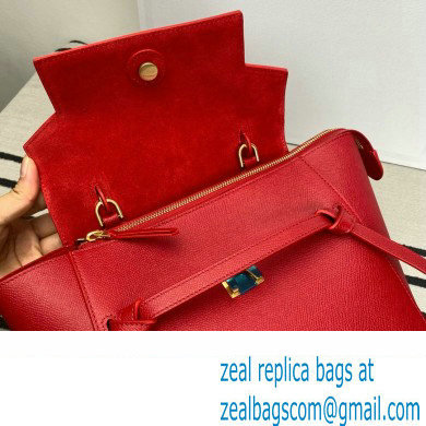 Celine MICRO Belt bag in grained calfskin RED 2024