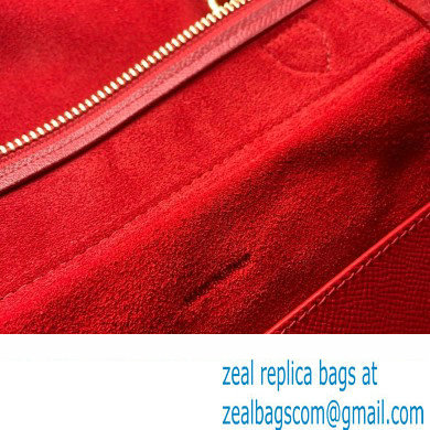 Celine MICRO Belt bag in grained calfskin RED 2024