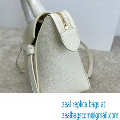 Celine MICRO Belt bag in grained calfskin WHITE 2024