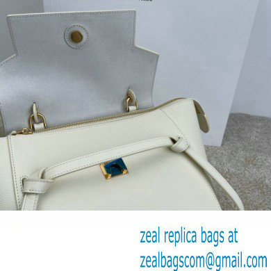 Celine MICRO Belt bag in grained calfskin WHITE 2024