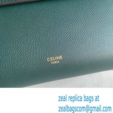 Celine Nano Belt bag in grained calfskin green 05 2024