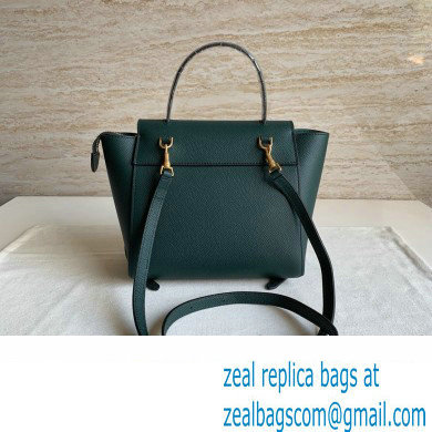 Celine Nano Belt bag in grained calfskin green 05 2024