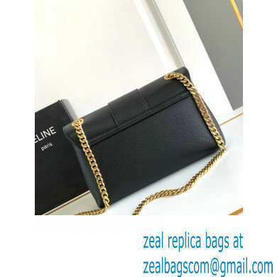 Celine TEEN Victoire Bag in SUPPLE CALFSKIN Black/GOLD 2024